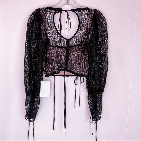 For Love And Lemons Bright Lights Crop Top XS - Picture 2 of 7